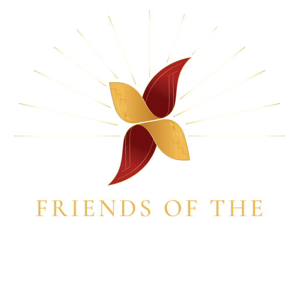 2026 Friends of the Fulton Public Library Art Deco Logo with Starbursts for Anniversary Gala